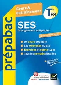 Sciences économiques et sociales Tle ES enseignement obligatoire