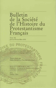 Les pasteur et leurs écrits dans l'aire francophone à l'époque moderne