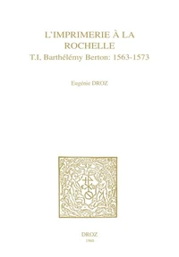 L’Imprimerie à la Rochelle