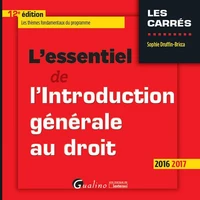 L'essentiel de l'introduction générale au droit