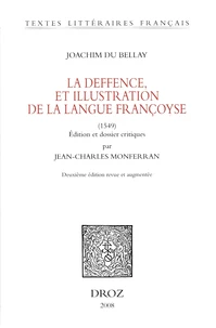 La Deffence, et illustration de la langue françoyse