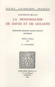 La Monomachie de David et de Goliath