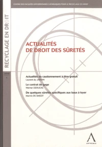 Actualités de droit des sûretés