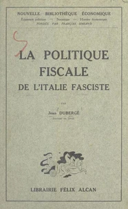 La politique fiscale de l'Italie fasciste