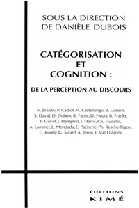 Catégorisation et cognition
