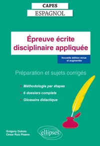 Epreuve disciplinaire appliquée CAPES Espagnol