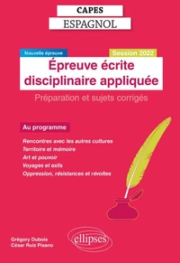 Epreuve écrite disciplinaire appliquée Capes Espagnol