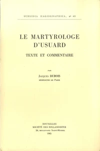 Le martyrologe d'Usuard