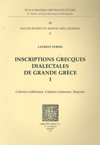 Inscriptions grecques dialectales de Grande Grèce