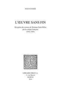 L'oeuvre sans fin