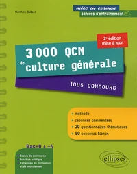 3 000 QCM de culture générale