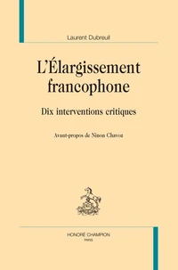 L’Elargissement francophone