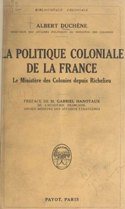 La politique coloniale de la France