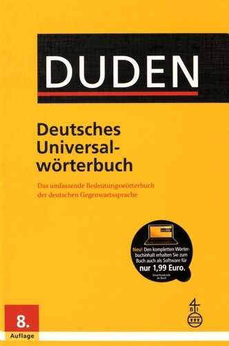  Duden Verlag - Duden Deutsches Universalwörterbuch - Das umfassende Bedeutungswörterbuch der deutschen Gegenwartssprache.