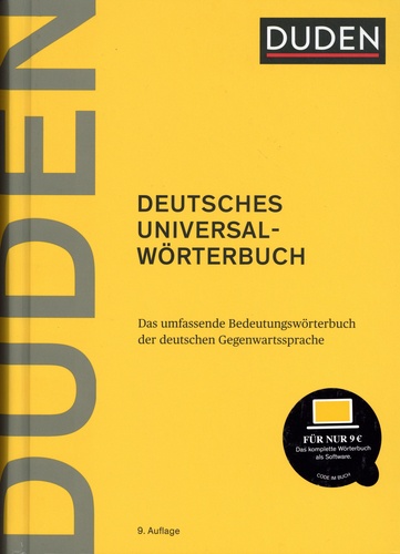 Duden Deutsches Universalwörterbuch. Das umfassende Bedeutungswörterbuch der deutschen Gegenwartssprache