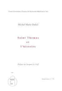 Saint thomas et l'histoire