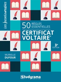 50 règles essentielles Certificat Voltaire