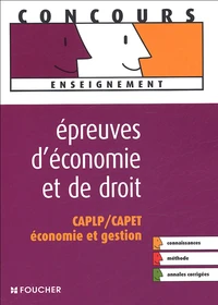 Epreuves d'économie et de droit