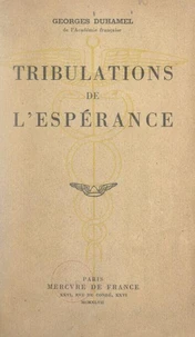 Tribulations de l'espérance