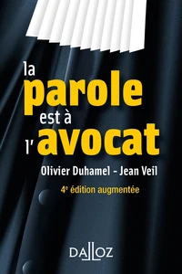 La parole est à l'avocat