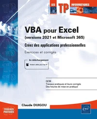 VBA pour Excel (version 2021 et Microsoft 365)