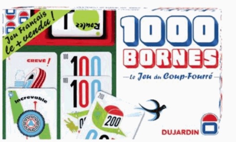 jeu de société TINTIN  LE MILLE BORNES  1000 bornes collector TINTIN