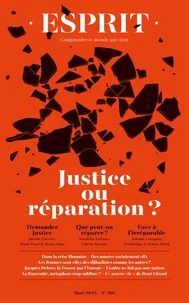 Justice et réparation ?