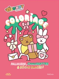 Sunny & ses amis - Coloriage - Palmiers, chaussettes & bûche glacée !