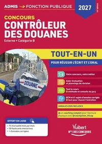 Concours Contrôleur des Douanes externe, catégorie B