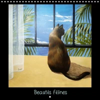 Beautés félines (Calendrier mural 2017 300 × 300 mm Square)
