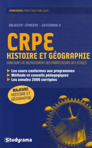 CRPE Histoire et géographie
