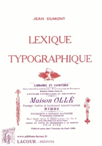 Lexique typographique
