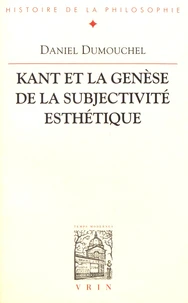 Kant et la genèse de la subjectivité esthétique