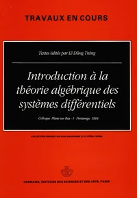 Introduction à la théorie algébrique des systèmes différentiels