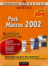  Dunod - Pack Macros 2002 - 3 volumes.