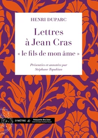 Lettres à Jean Cras, "le fils de mon âme"