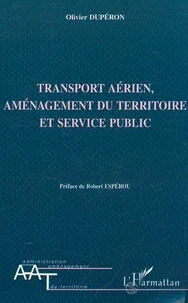 Transport Aerien, Amenagement Du Territoire Et Service Public