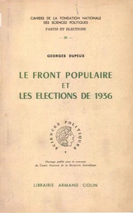 Le front populaire et les élections de 1936