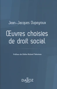 Oeuvres choisies de droit social
