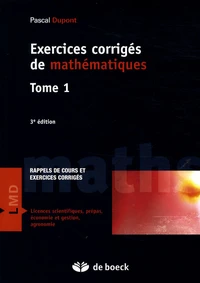 Exercices corrigés de mathématiques