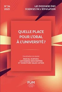 Quelle place pour l’oral à l’université ?