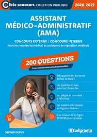 Assistant médico-administratif (AMA) - 200 questions