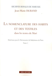 Matériaux pour le Dictionnaire de Babylonien de Paris