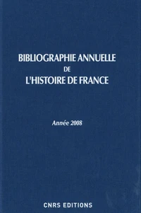 Bibliographie annuelle de l'histoire de France
