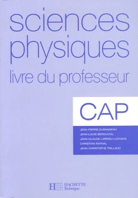 Sciences physiques CAP