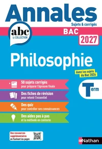 Annales Bac Philosophie 2027