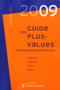 Guide des plus-values immobilières des particuliers