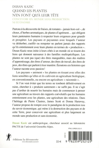 Quand les plantes n'en font qu'à leur tête. Concevoir un monde sans production ni économie