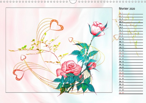 CALVENDO Nature  Ikebana fantaisie (Calendrier mural 2020 DIN A3 horizontal). Découvrez l'art Ikebana (Calendrier anniversaire, 14 Pages )