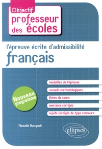 L'épreuve écrite d'admissibilité Français